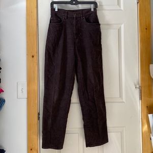 90s Ll bean suede like work pants